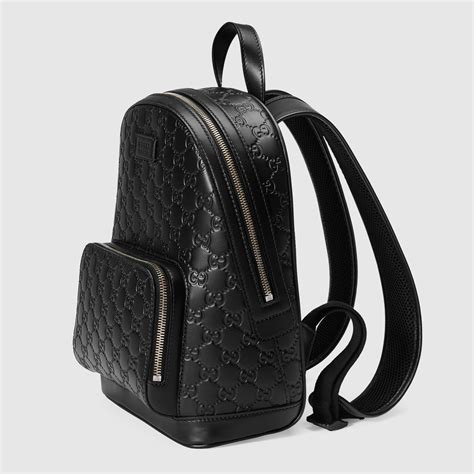 gucci signature backpack|More.